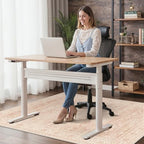 48"x60" Office Chair Mat for Hardwood Floor, Non-Slip Washable Dusty Pink - Image 2