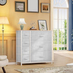 DWVO Dresser for Bedroom, 7 Drawers Fabric, Light Gray - Image 4