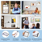 12 Pack Magnetic Sign Holder 11 x 17 inches with Magnetic Border - Image 5