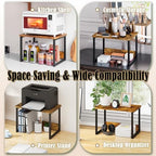 MARTY Countertop Organizer,17.1"x12.4", Cabinet Organizer Microwave Stand - Image 7