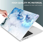 Mektron for 2026/2025/2024/2023 MacBook Air 15 INCH M5 A3448 /M4 A3241 /M3 A3114 /M2 A2941 Case, Printed Plastic Hard Shell Cover with 15.3" Liquid Retina Display Touch ID, Cloud & Lightning - Image 4