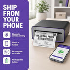 4x6 Thermal Shipping Label Printer, Bluetooth Wireless - Image 3