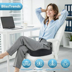 BlissTrends Memory Foam Seat Cushion for Office Chair & Car Seat, Grey - Image 4