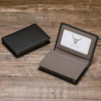 HISCOW Full Grain Leather Business Card Holder Case - Image 2