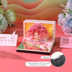 3D Time Piece Calendar, 2027 Desk Calendar With LED Light, 3d Tree Memo Pad Creative Desk Calendar, Christmas Gift for Colleague Friend, Desktop Decoration - Image 5