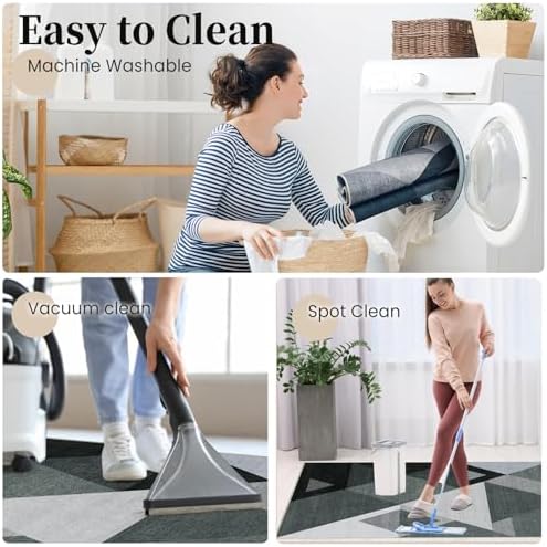 Office Chair Mat for Hardwood Floor & Tile Floor,48"X 60"-Triangle - Image 6