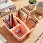 Potchen 12 Pack Caddy Organizer with Handle Plastic Table Supply Caddy Bulk - Image 5