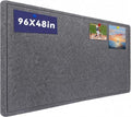 Extra Large Bulletin Board 96" x 48", Felt Pin Board, Dark Gray by Hrrtyueg