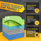 HOMEXCEL Microfiber Cleaning Cloth 150 Pack, 12.5 x 12.5 inch Microfiber Towels for Cars, Ultra Absorbent Car Washing Cloth, Lint Streak Free Cleaning Rags for Car, Kitchen, and Window, Multicolor - Image 2