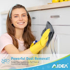 AIDEA Gray Microfiber Cleaning Cloth-100PK, Cleaning Rags 12"x12" Absorbent - Image 4