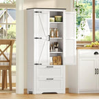 TEENFON Storage Cabinet with Doors & Adjustable Shelf - Image 2
