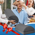 CushZone Foot Rest for Under Desk at Work, Grey-20 in - Image 7