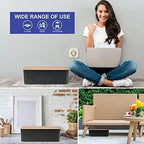 Tuwechen Cable Management Box, Wooden Style Large Cord Organizer Box - Image 7