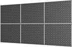WALMANN 6-Pack 12"x16" Pegboard Panels for Garage, Tool Organizer Pegboards by WALMANN