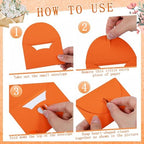 Uiifan 300 Pcs Window Gift Card Envelopes 4x2.8 Inch,Orange - Image 4