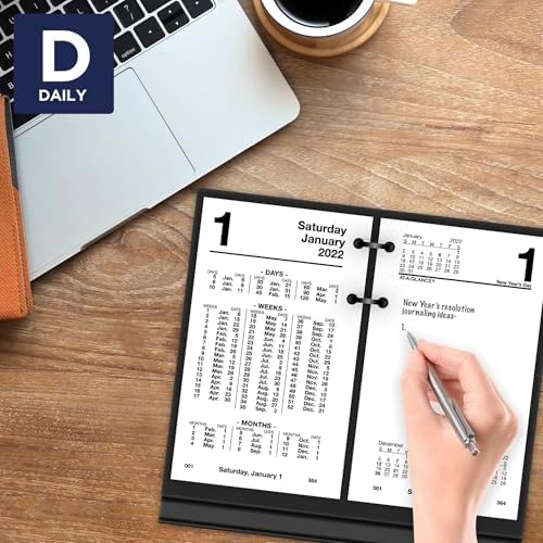 2022 Daily Desk Calendar Refill by AT-A-GLANCE, 3-1/2" x 6", Standard, Financial (S17050) - Image 2