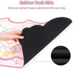 GeekShare Kawaii Mouse Pad Wrist Rest Support Set - Non-Slip Rubber Base Desk Mat and Memory Foam Wrist Rest for Keyboard and Mouse,Perfect for Gaming,or Home Office Work - Star Wings Series - Image 5
