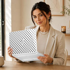 May Chen Compatible with MacBook Neo 13 inch Case 2026 Model A3404, Plastic Hard Shell,Keyboard Cover,Screen Protector,Dust Plug, for MacBook Neo 13" with A18 Pro Chip, Clear Polka dot - Image 4