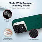 EdgeRest PostureUp L-Shaped Desk Long Wrist Rest Elbow, Forearm & Wrist Comfort Support for Table or Desk Edge, Non-Slip, Memory Foam Padding, Ergonomic Design for Work, Universal Fit, Forest Green - Image 2
