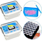 CXJINZE 111 Pcs Diamond Painting Tools Accessories Storage Kit,Blue - Image 4
