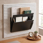 2 PCS Magnetic Wall File Organizer, Hanging Metal Wall File Holder - Image 3