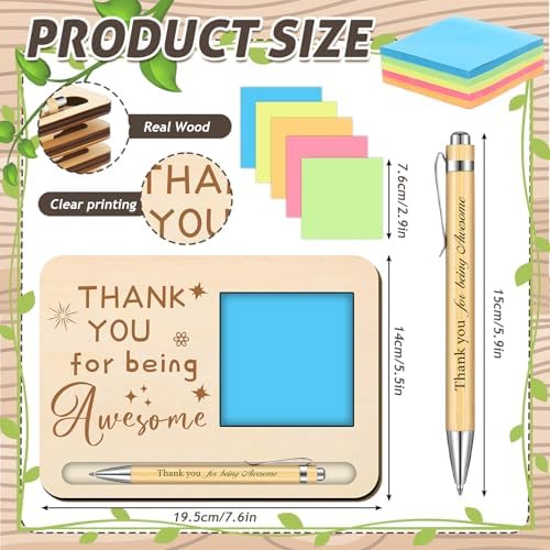 Dispowreath 10 Set Employee Christmas Appreciation Gift Sticky Note Holder - Image 2