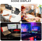 WALI Laptop and Monitor Stand for 17" Notebook and 27" Screen - Image 3