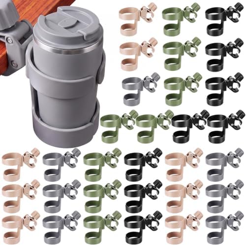 Novabright 32 Pack Desk Clamp Water Bottle Holder 360° Rotatable Classroom by Unknown