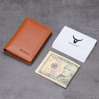 HISCOW Full Grain Leather Business Card Holder Case - Image 3