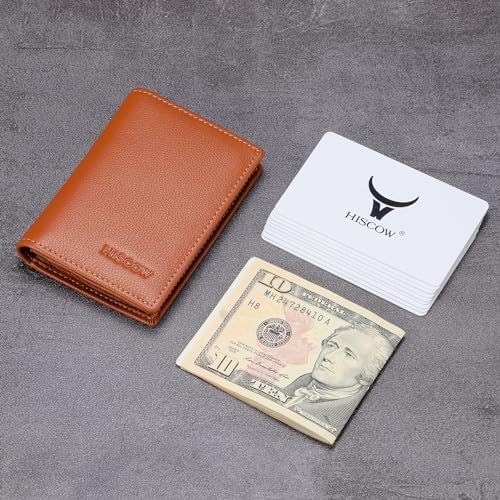 HISCOW Full Grain Leather Business Card Holder Case - Image 3