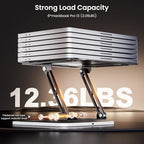 360°Rotating Laptop Stand with RGB Lights, Fits 10-16"Laptops MacBooks - Image 4