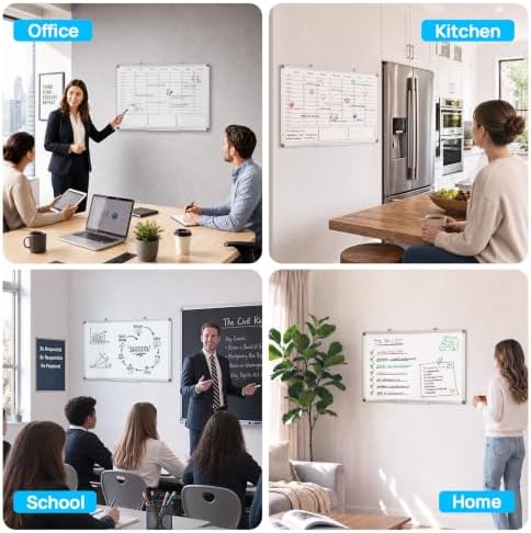 ONAVIA Weekly Calendar Whiteboard, Dry Erase Board for Wall 36 x 24 - Image 6