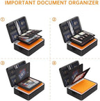 DocSafe 5200°F Fireproof Document Organizer Box with Lock, Heat Insulated - Image 5
