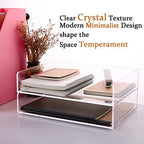 Paper Tray Organizer Clear Acrylic Desk Organizers and AccessoriesOffice Supplies Organization Stackable File Holder-Art Storage for School Classroom Workspace Letter Tray-2 Pack/2 Tier… - Image 2