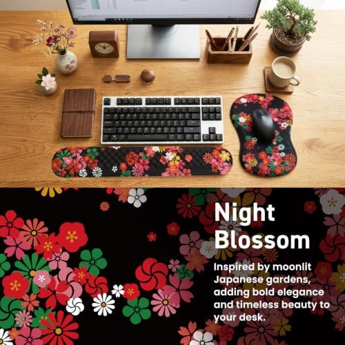 BELLEMOND Japanese Mouse Pad with Wrist Rest | Ergonomic Memory Foam, Large - Image 7