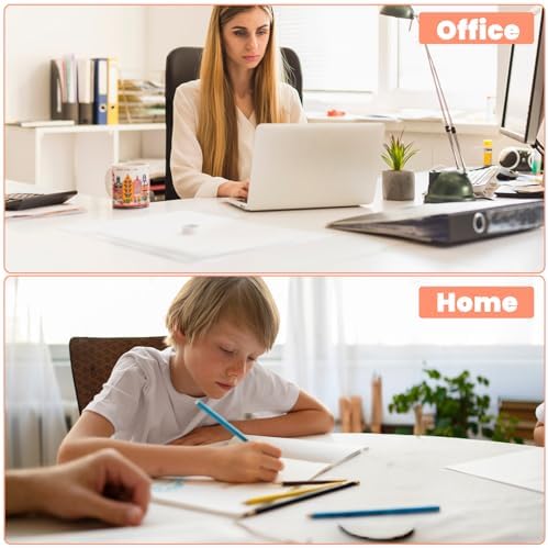Black Mesh Pen Holder for Desk Pencil Holders 5 Pieces Desk Organizer Office Supplies Caddy with Sticky Notes Holder for Office Home - Image 5