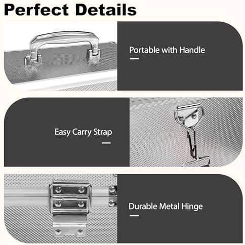 Silver Medication Combination Lock Boxes with Code Large - Image 4