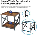 Fannova 23.6"x23.6" Large Printer Stand, 2 Tier Square Table for 3D Printer - Image 4
