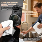 Microfiber cloths 9"x9"(100 Pcs,200GSM) - Image 5