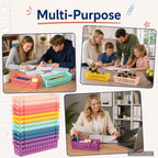 24 pcs Bright Pencil Basket Dispenser for Classroom Pencil Holder for Desk - Image 6