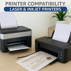 200 Certificate Paper 8.5 x 11 for Printing - Blank Certificate Papers for Award Certificates & Diploma Paper - Premium White Award Papers Cardstock for Awards & Certificates Graduation - Image 4