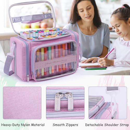 Marker Storage Organizer Case for 180–300 Markers with Dividers - Image 5