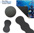 TGFEWYTJYJ Extended Gaming Mouse Pad,Memory Foam Ergonomic Keyboard Mouse Wrist Rest Support Set,Large Desk Mat with Stitched Edges,Non-Slip Base Mousepad Home Office,Sea Turtle Under Water - Image 3