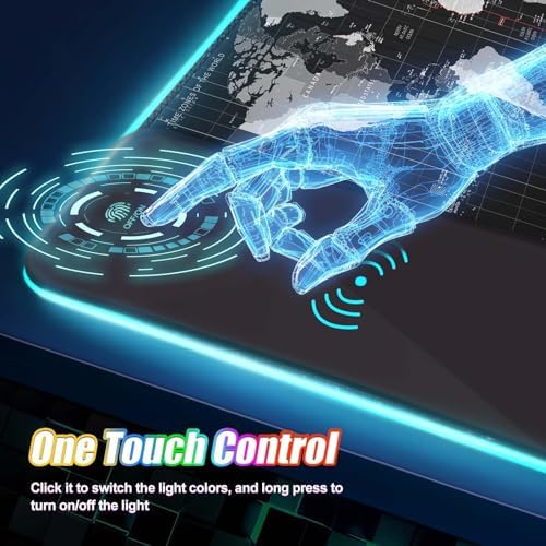 ToLuLu Wireless Charging RGB Gaming Mouse Pad, 15W Mouse Mat w/ 30W Charger - Image 4