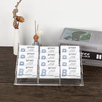 BTSKY Clear Acrylic Business Card Holder for Desk, 4 Tier 12 Pockets Business Card Stand Organizer Premium Thickened Acrylic Business Card Display Holder Name Cards Holders Fits 2.2 x 3.7 Inch - Image 2