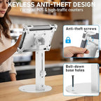 Secure Desk Tablet Kiosk Stand for 10"-14" iPad Pro Air and Samsung Tablets - Image 2