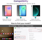 DTTO Leather Case for Galaxy Tab S10 Lite / S10 FE / S9 FE, Midnight Green - Image 5