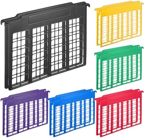 Watersay 12 Pack File Cabinet Dividers 11 x 6 in, Multicolor by Unknown
