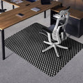 BesWin Office Chair Mat for Carpet, 48" x 36" Computer Desk Chair Mat for Low Carpeted Floors, Thick and Sturdy Carpet Protector for Rolling Chairs, Easy Glide Floor Mat for Home, Gaming (Black) by BesWin