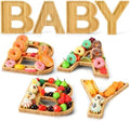 FillTouch 1 Set Baby Shower Letter Charcuterie Board, Wood Wood Tray by FillTouch